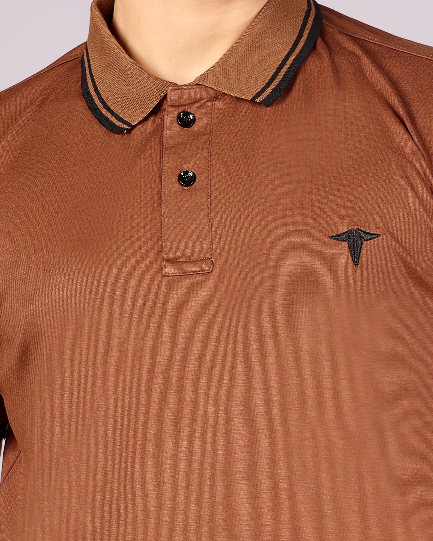 Tim Cooper Rich Club Men's Brown Polo T-Shirt
