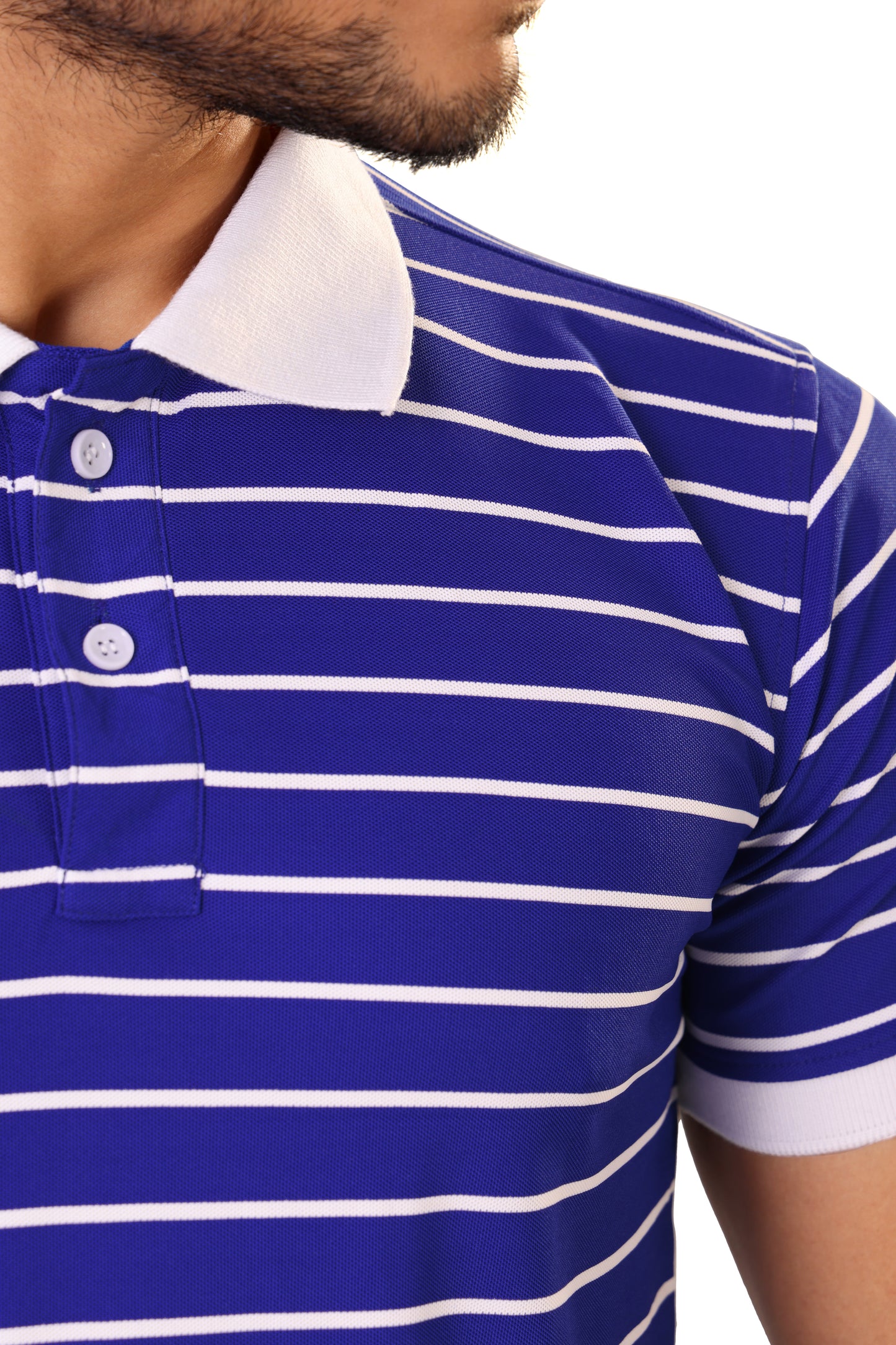 Tim Cooper Casual Striped Polo Look