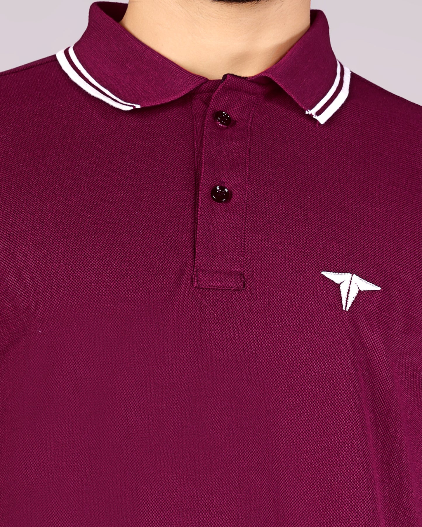 Tim Cooper Switzerland Maroon Polo T-Shirt for Men
