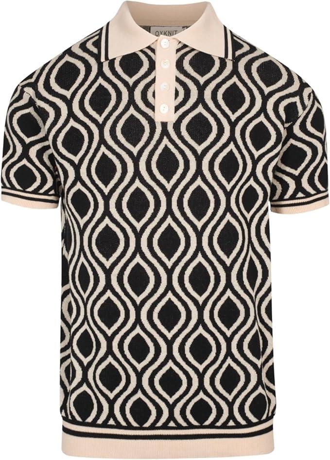 Tim Cooper Switzerland Retro Geometric Knit Sweat T-Shirt