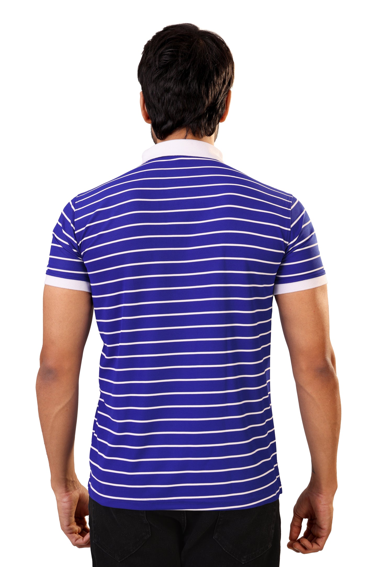 Tim Cooper Casual Striped Polo Look