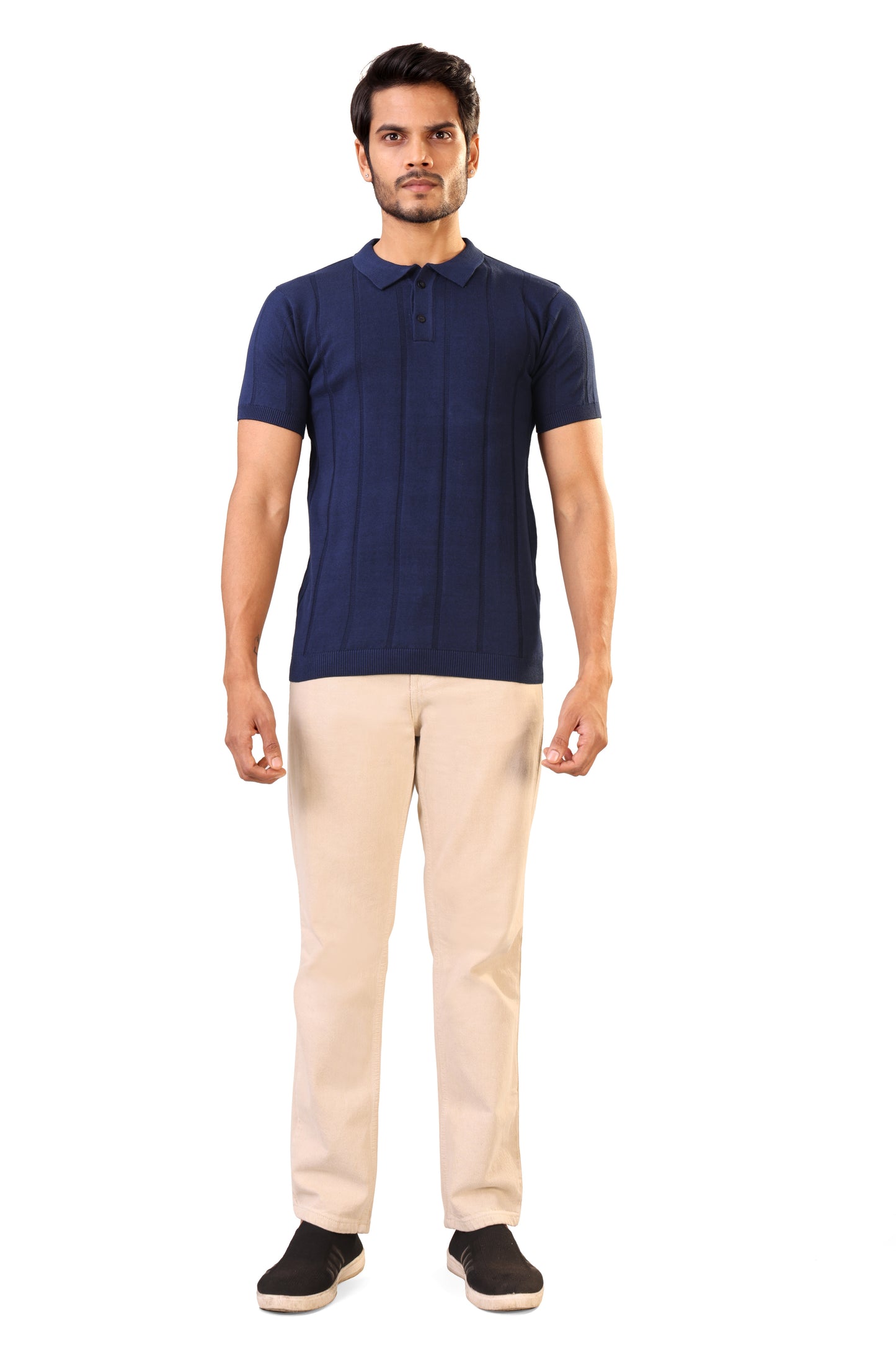 Tim Cooper Switzerland Men’s Navy Blue Short-Sleeve Sweat T-Shirt