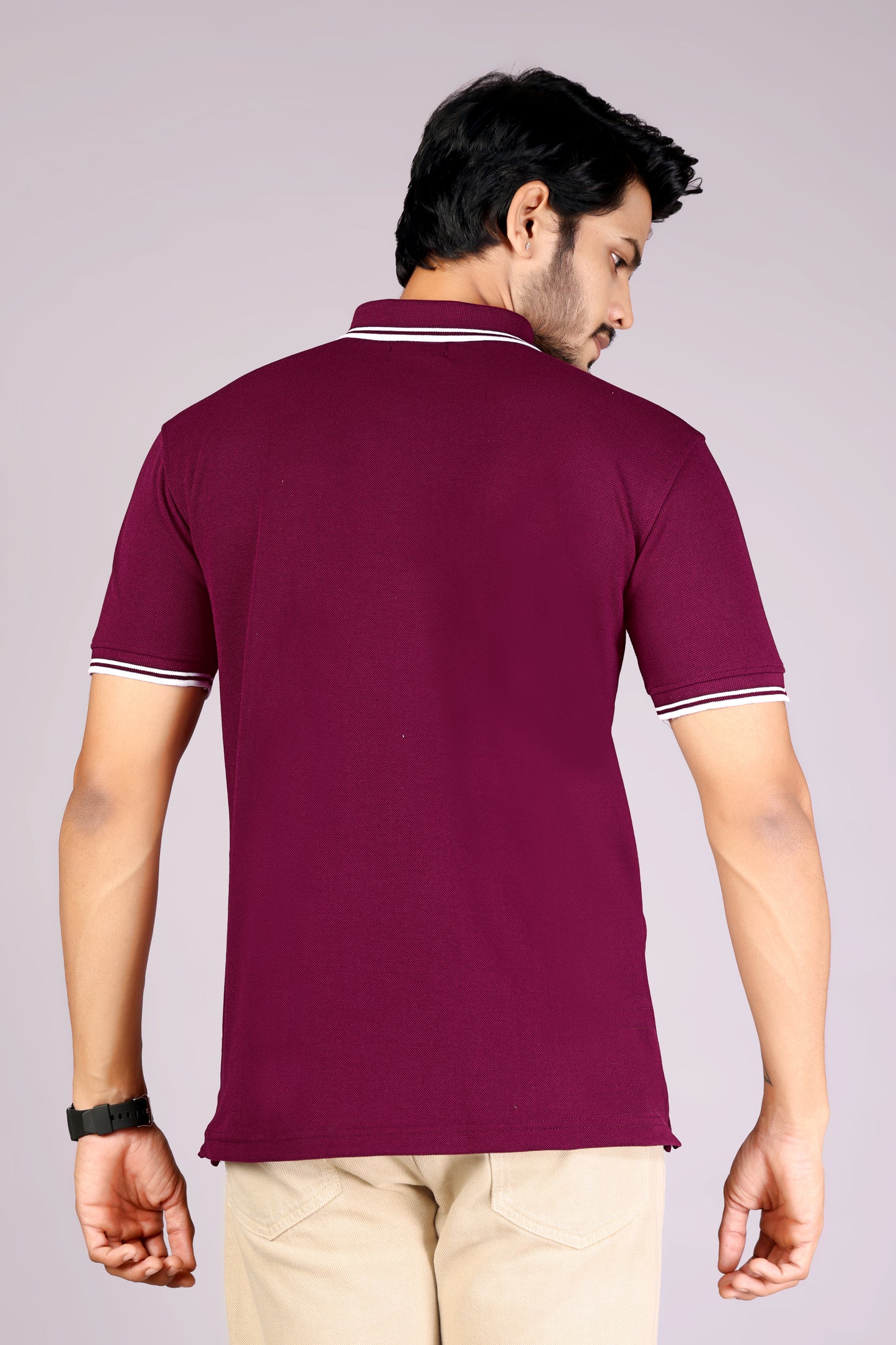 Tim Cooper Switzerland Maroon Polo T-Shirt for Men