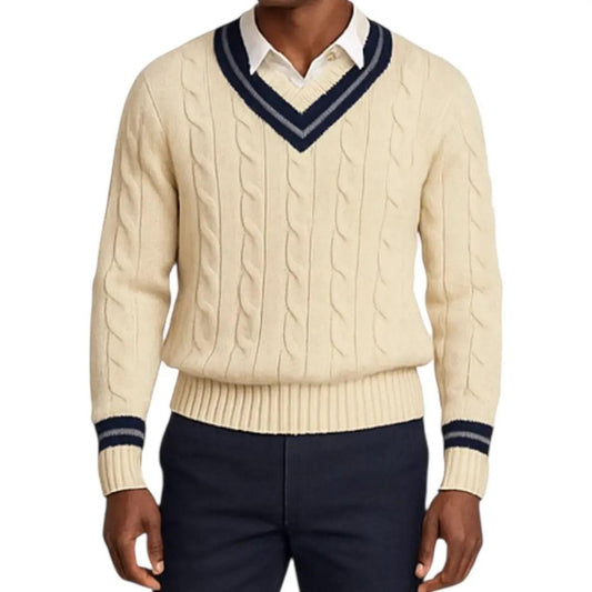 Tim Cooper Switzerland Classic Cricket-Inspired Sweater