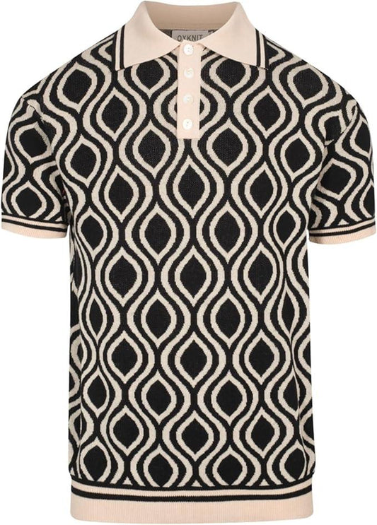 Tim Cooper Switzerland Retro Geometric Knit Sweat T-Shirt