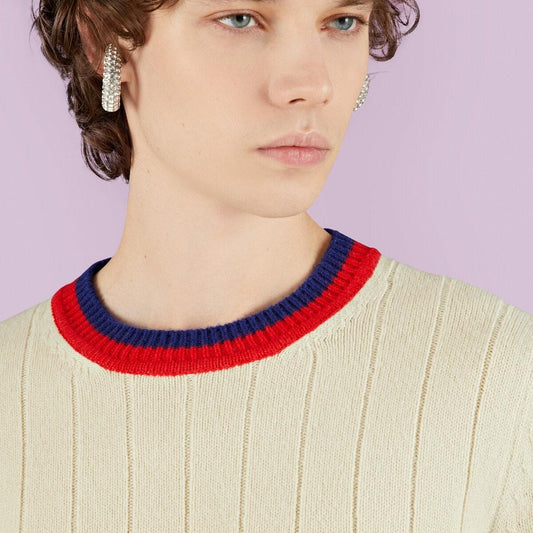 Tim Cooper Switzerland Ribbed Knit Crewneck Sweater
