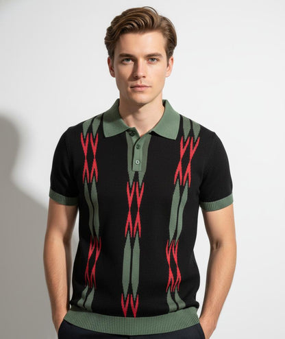 Tim Cooper Switzerland Retro-Inspired Knit Sweat T-Shirt