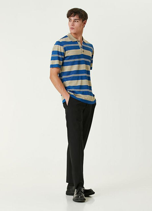 Tim Cooper Switzerland Striped Short Sleeve Sweat T-Shirt